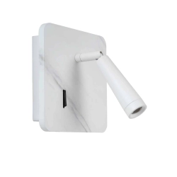 Kinkiet OREGON LED 1x3W 3000K With USB charging point biały 77282/03/31 Lucide - zdjęcie dodatkowe 1